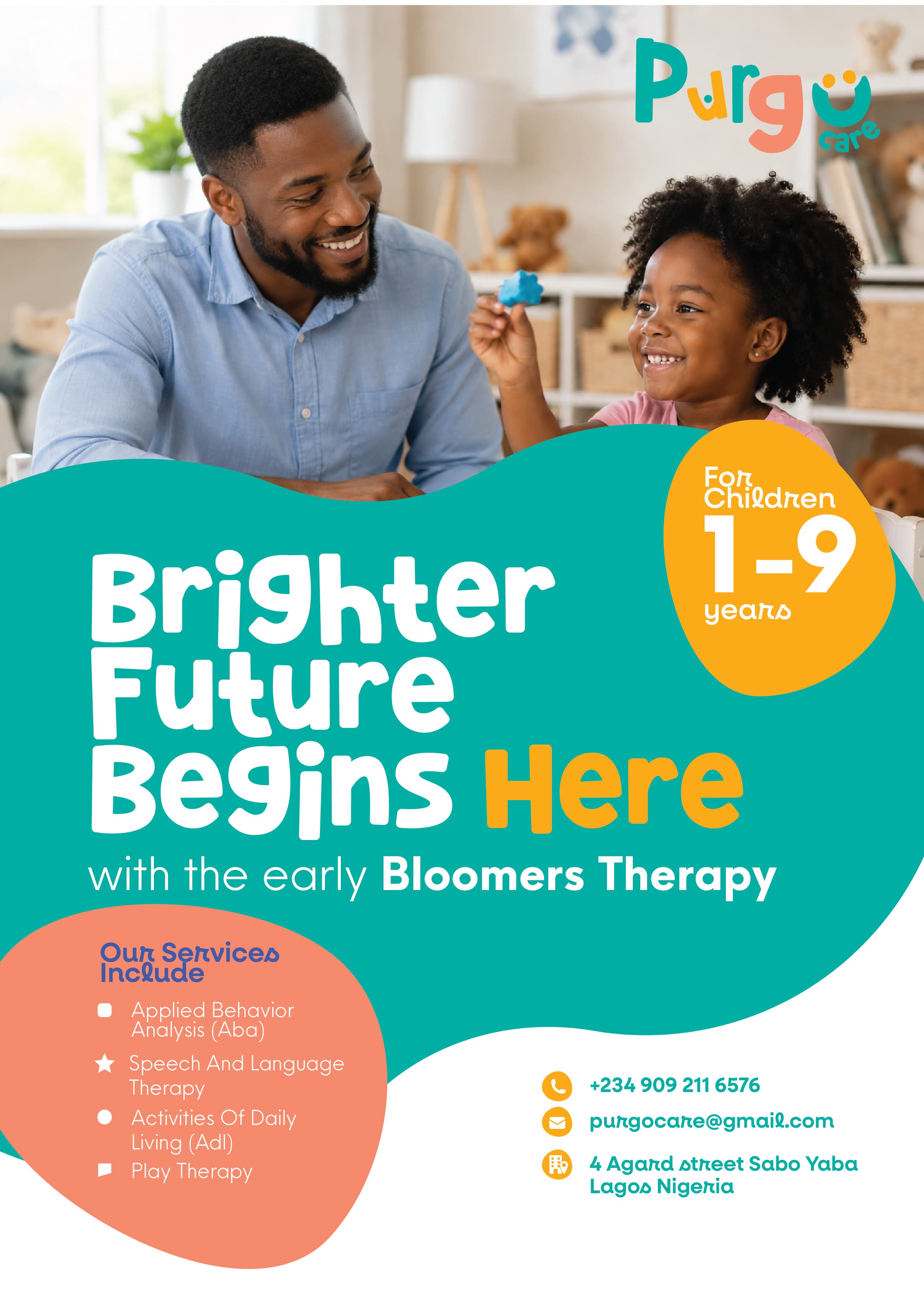 Happy Nigerian child — Purgo Care supports children on the autism spectrum